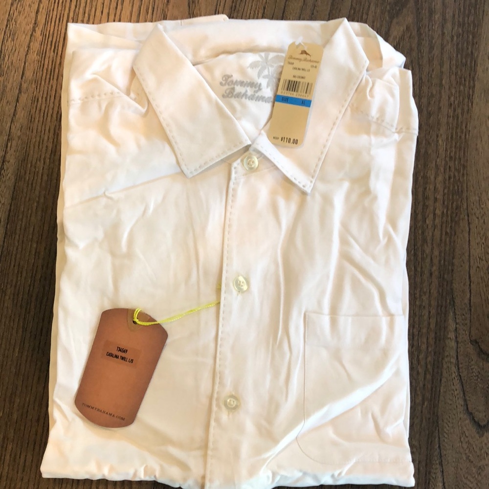 Tommy Bahama NWT Catalina Twill L/S shirt